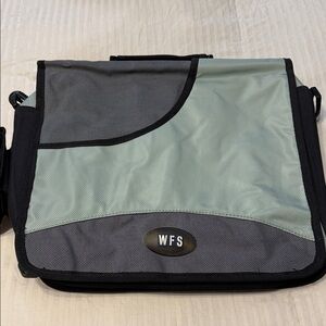 Men's Two-Tone Messenger Bag